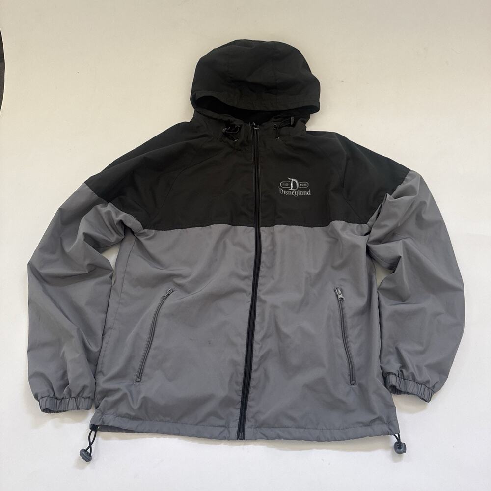 Walt Disney World Parks Mickey‎ Mouse Rain Windbreak Jacket Size Small Hooded